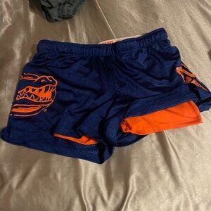 Gators shorts with spandex